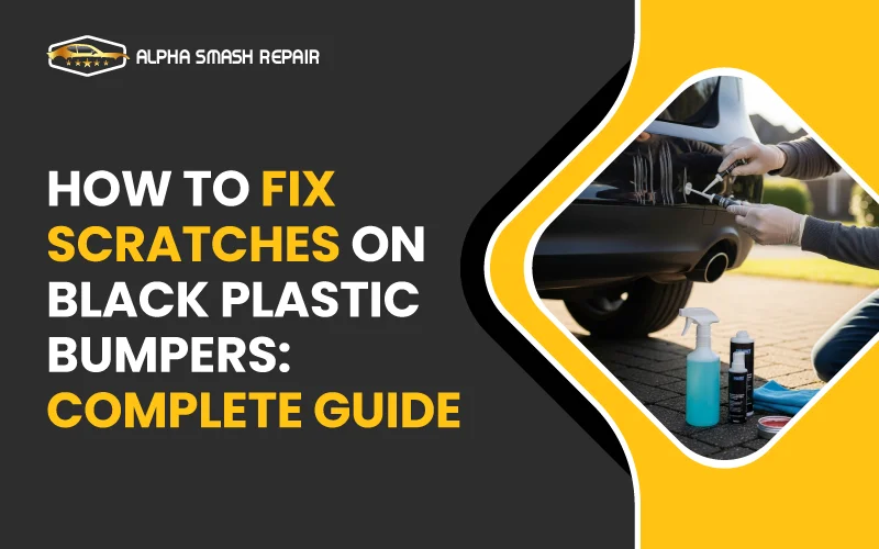 How To Remove Scratches From Black Plastic Bumpers
