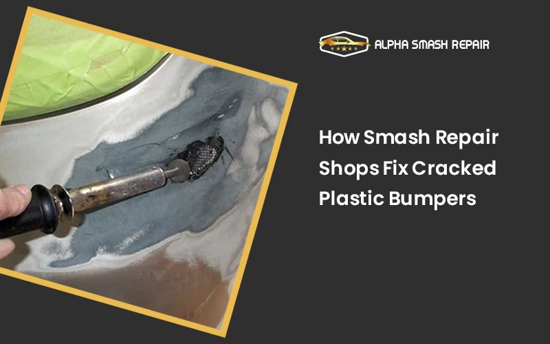 How Smash Repair Shops Fix Cracked Plastic Bumpers