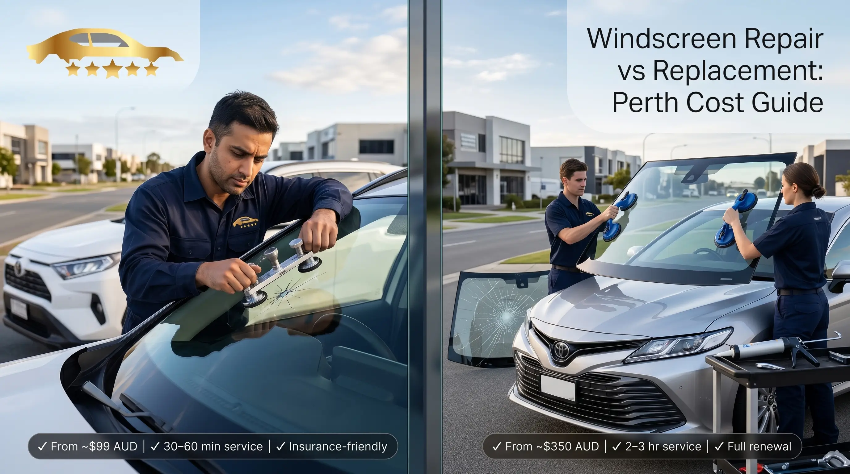 Windscreen Repair vs Replacement: Perth Cost Guide